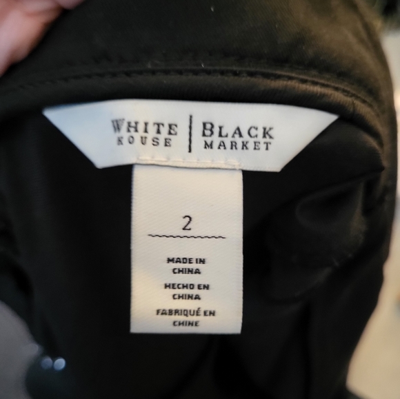 Black White & Pop of Yellow Striped Dress w/ Bonus WHBM Jacket! - Picture 10 of 10